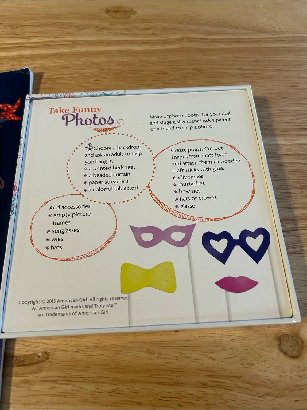 American Girl Doll Activity Bundle - Vintage Molly Craft Book & Truly Me Game